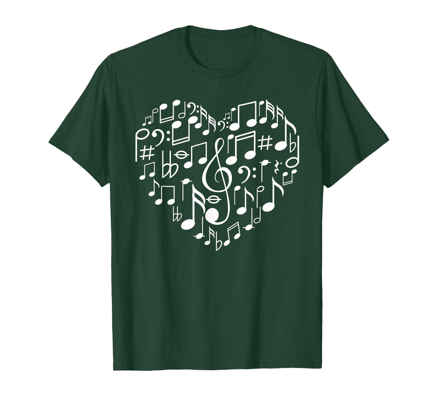 Cool Music Note Art for Men Women Music Musical Note Lover T-Shirt Small