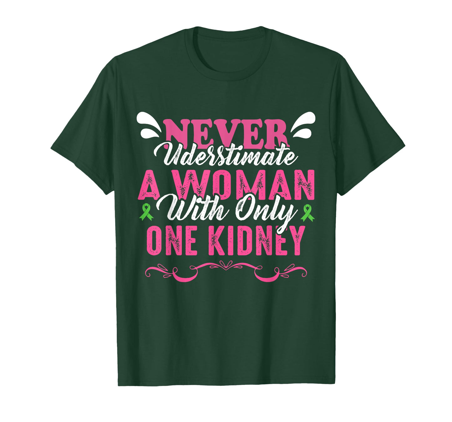 Cute Woman With One Kidney Donor Wife Transplant Survivor T-Shirt