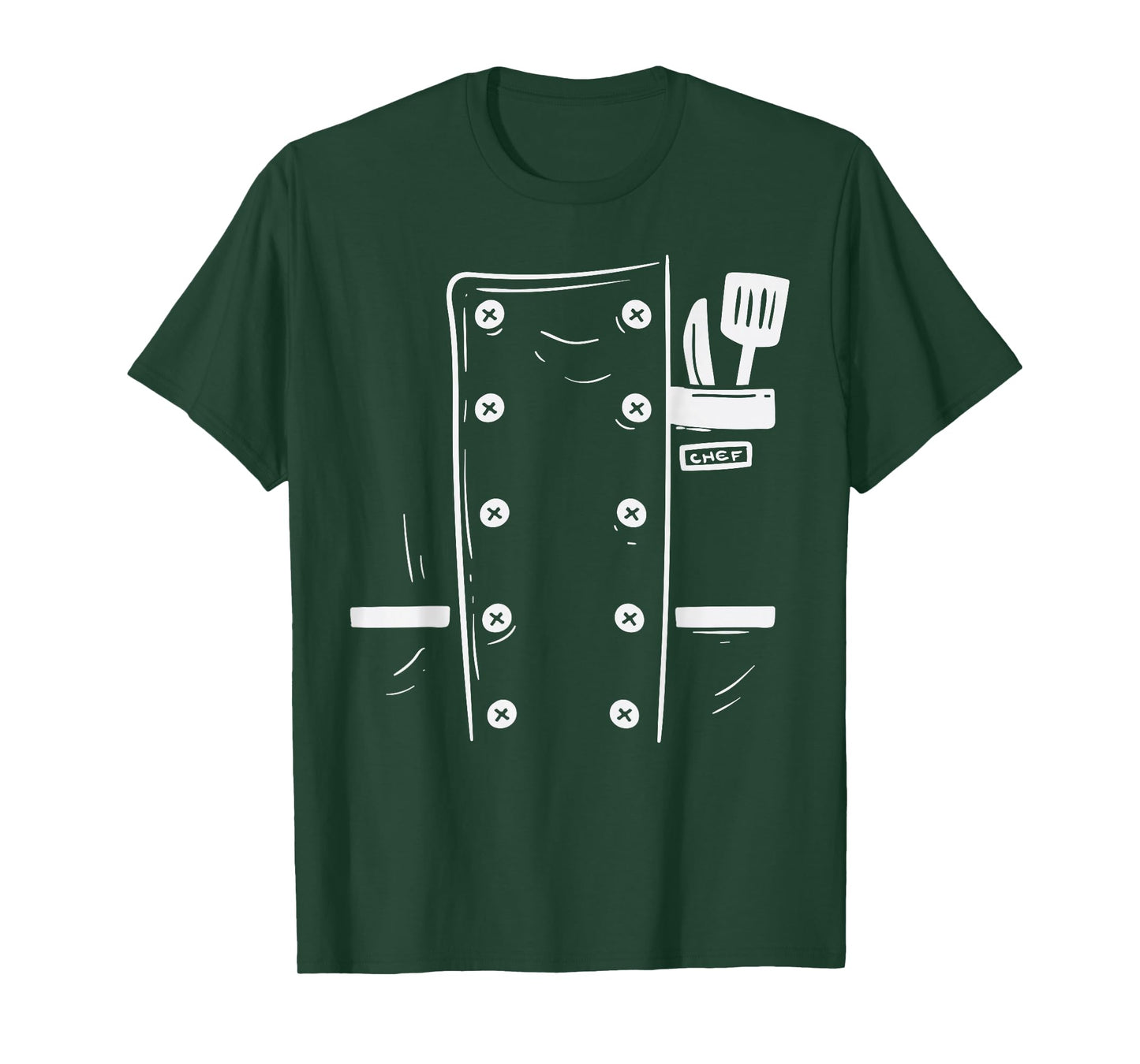 Chef Cooking Uniform Easy Lazy DIY Halloween Costume Boys T-Shirt