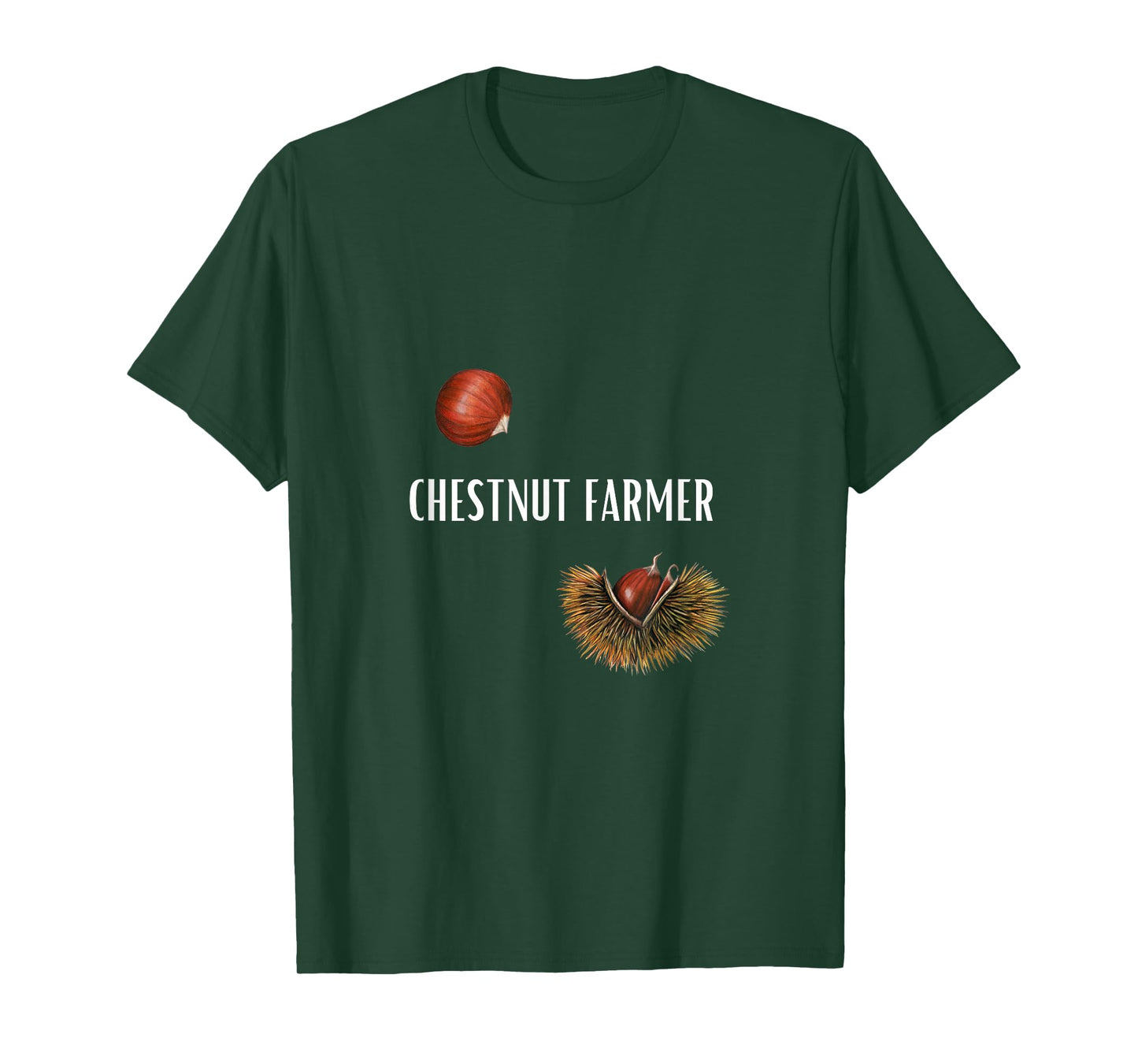 Chestnut Farmer Castanea Mollissima Nut Grower T-Shirt