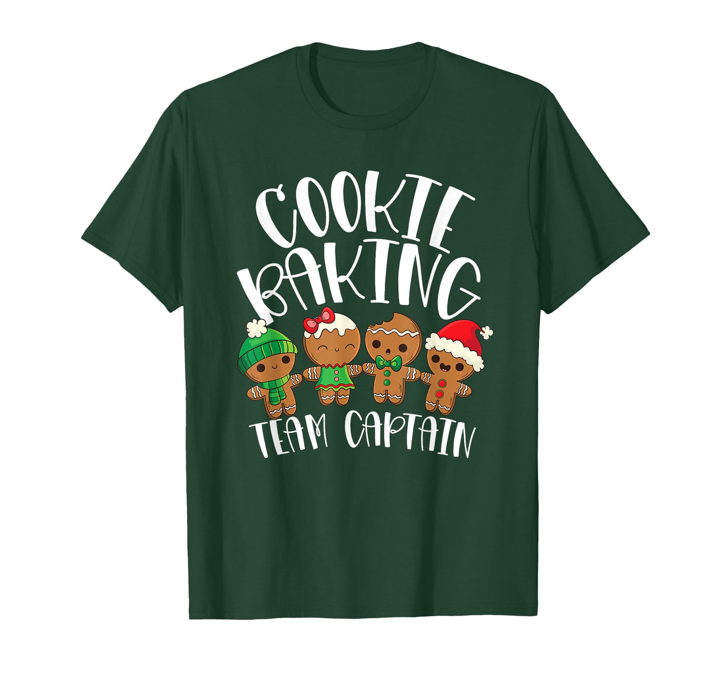 Cookie Baking Team Captain Christmas bakers Gingerbread Gift T-Shirt