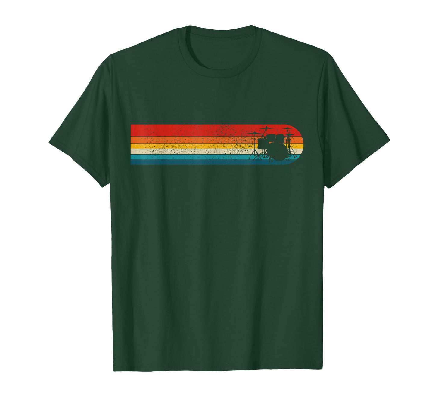 Drummer Drum Kit Vintage Drummer Gift T-Shirt