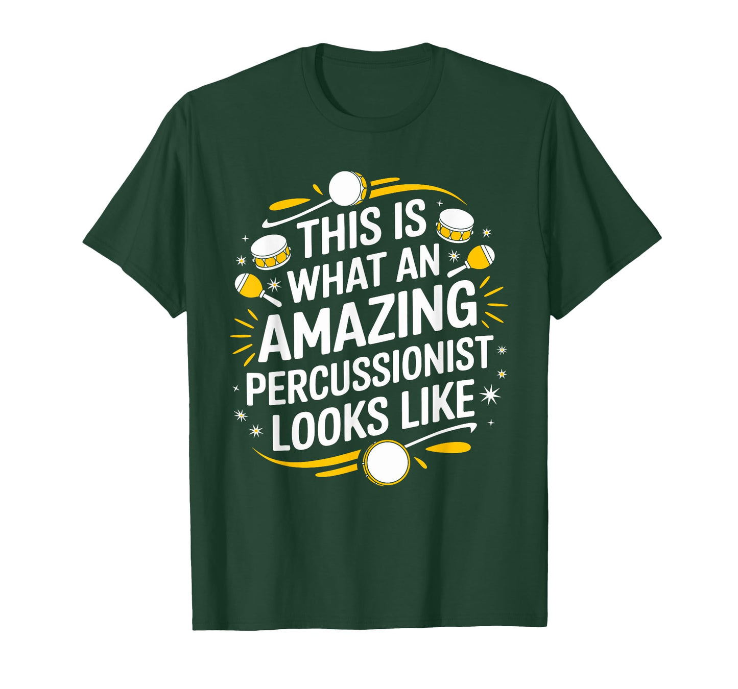 Percussion Design for Conga Drum Player and Percussionist T-Shirt