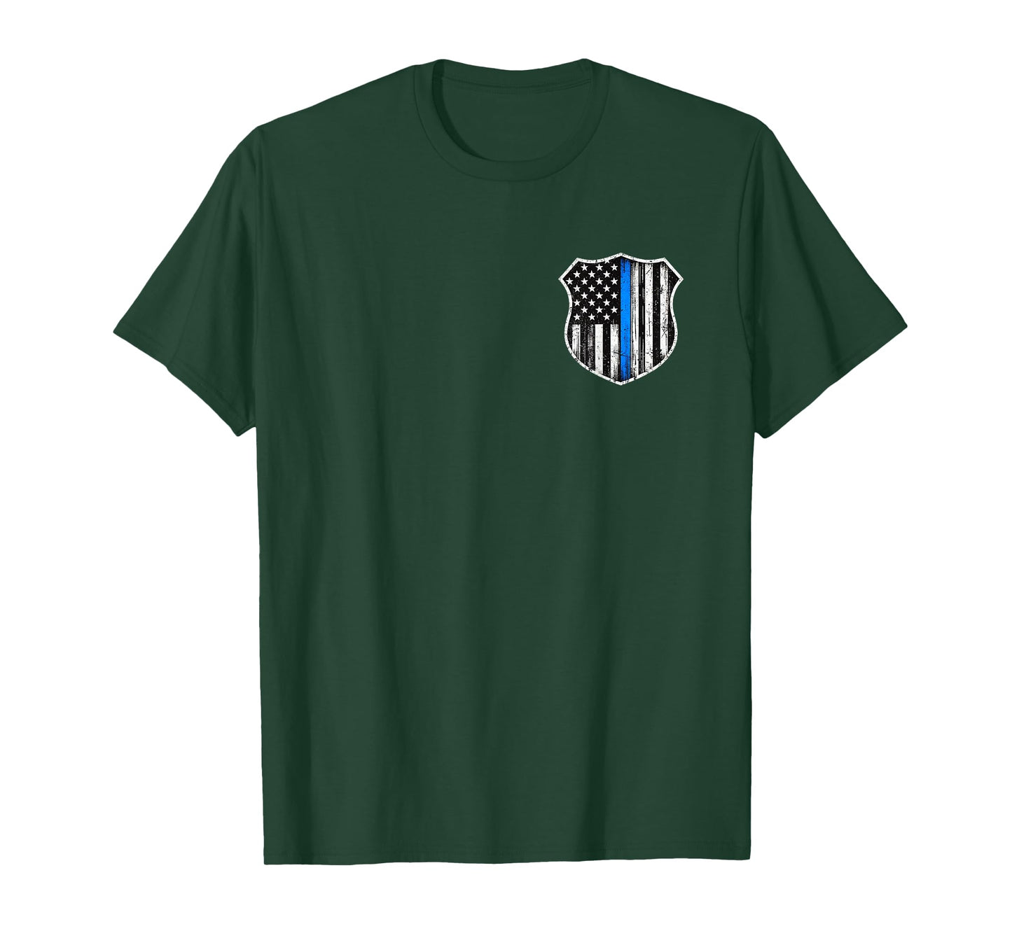 Back the Blue Law Enforcement Support Graphic T-Shirt