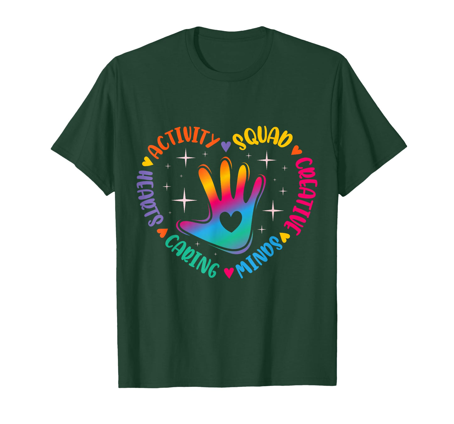 Activity Squad Creative Minds Caring Activities Assistant T-Shirt