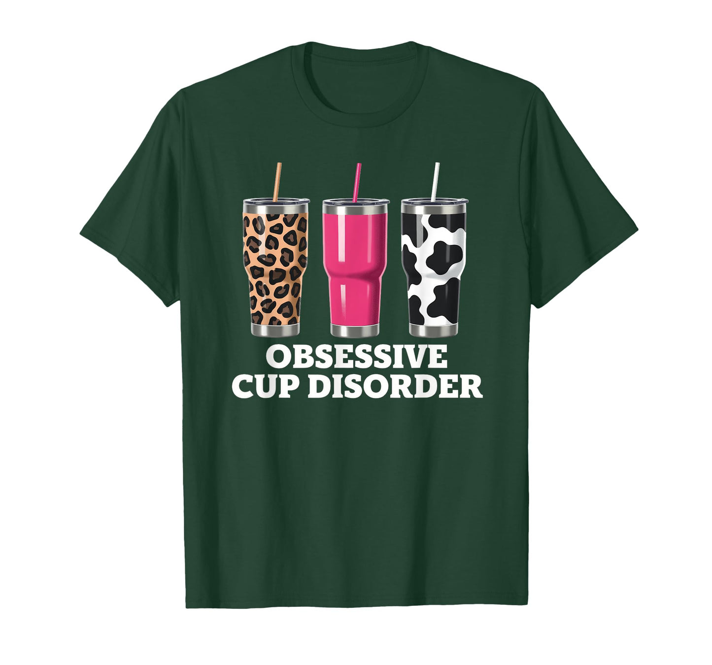 Obsessive Cup Disorder Shirt Funny Coffee Lover T-Shirt
