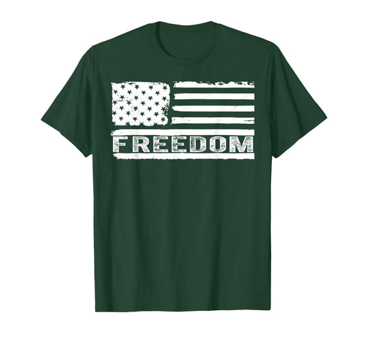 Freedom Vintage America Flag T-Shirt