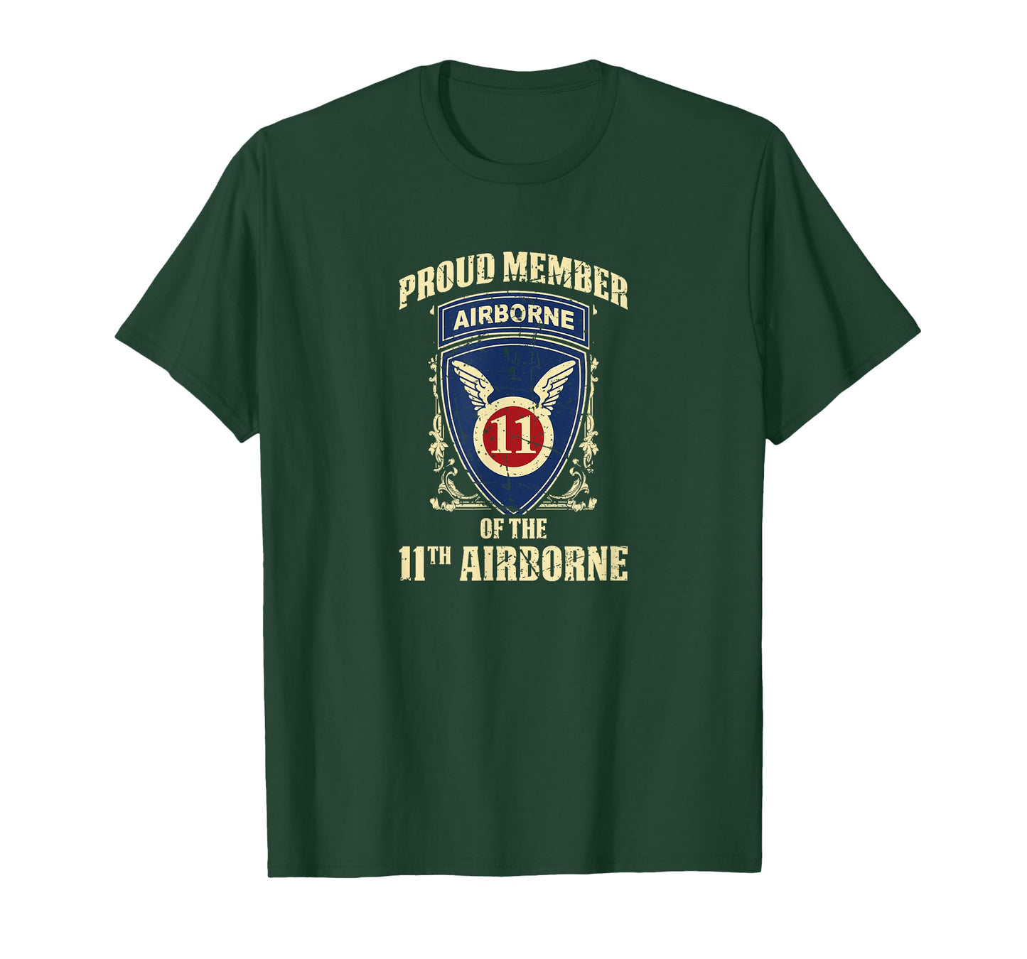 Airborne Shirt For Men - 11th Airborne T-Shirt