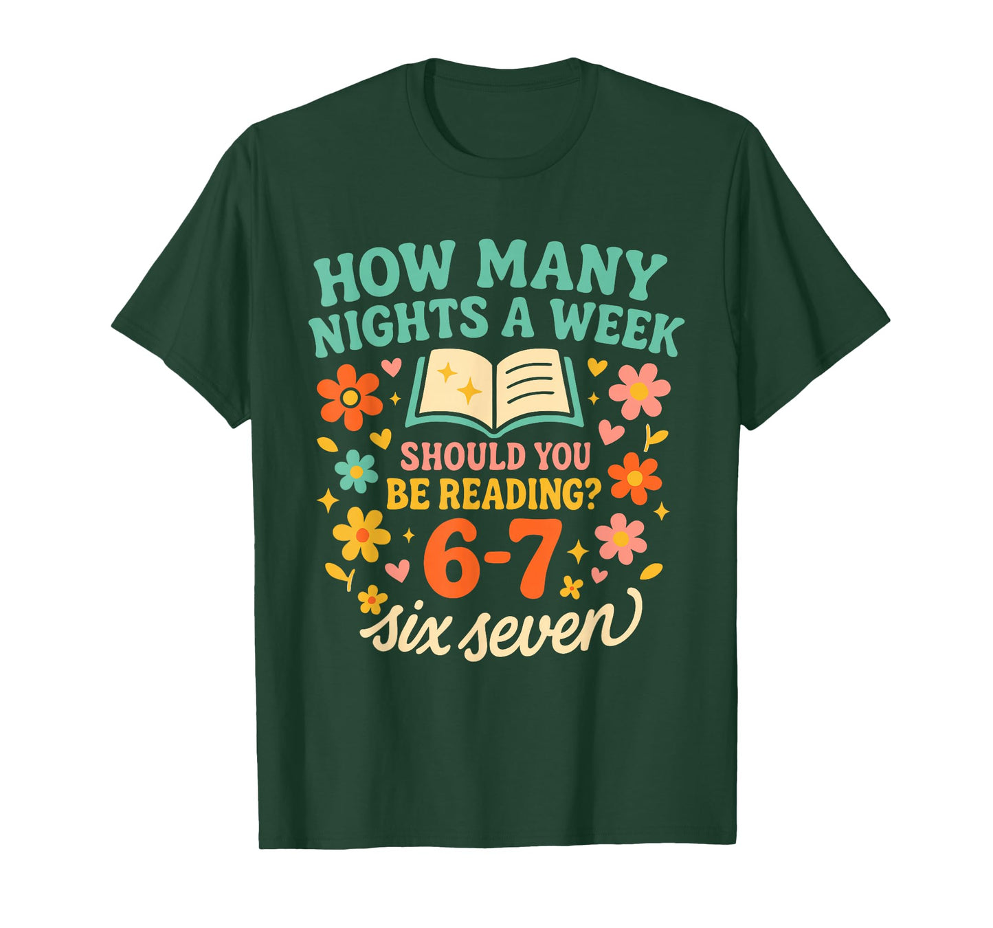 Funny Six Seven 6 7 Meme Teacher Design for Men Women Girls T-Shirt
