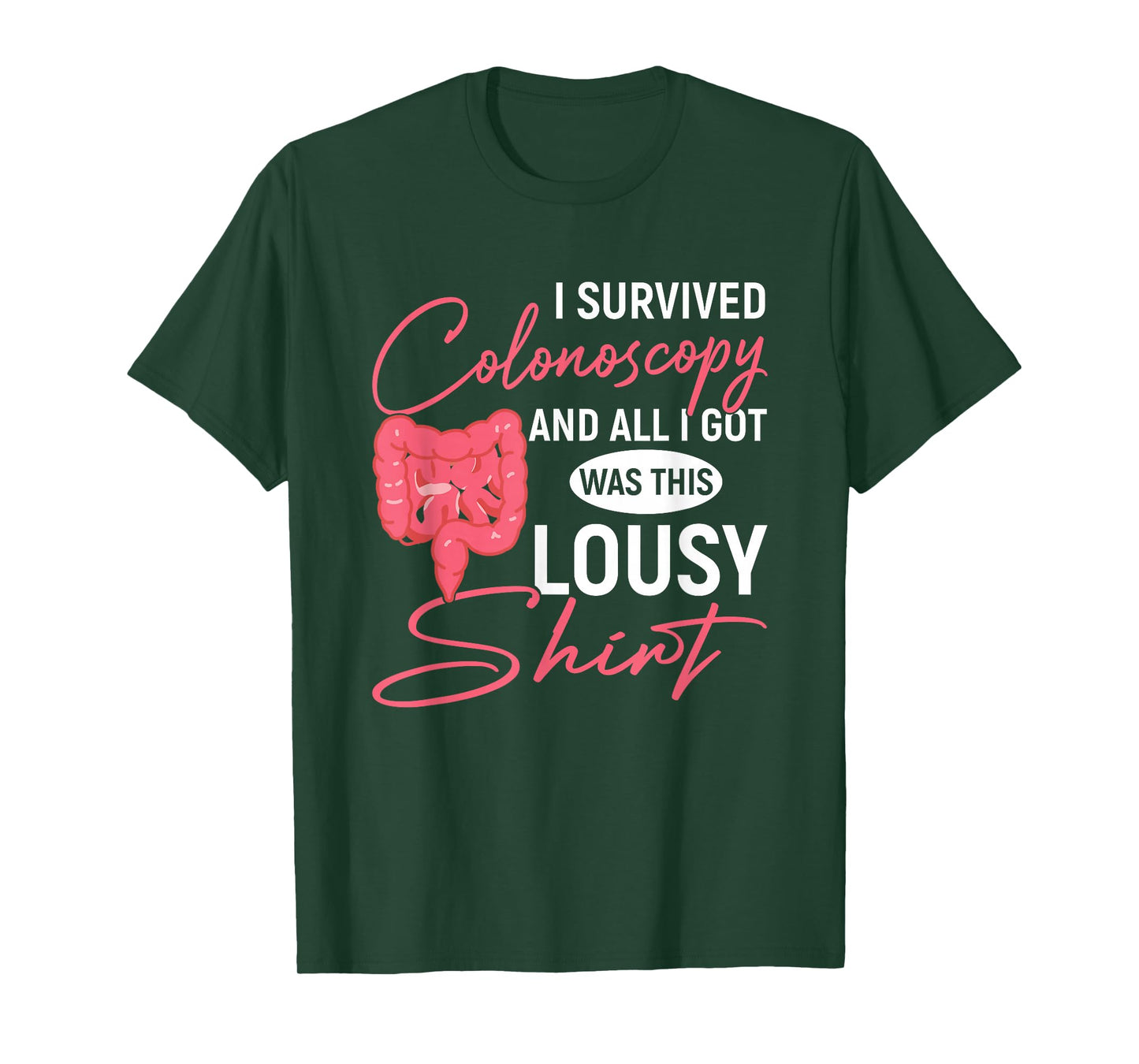 Colonoscopy Endoscopy T-Shirt, Small, Black