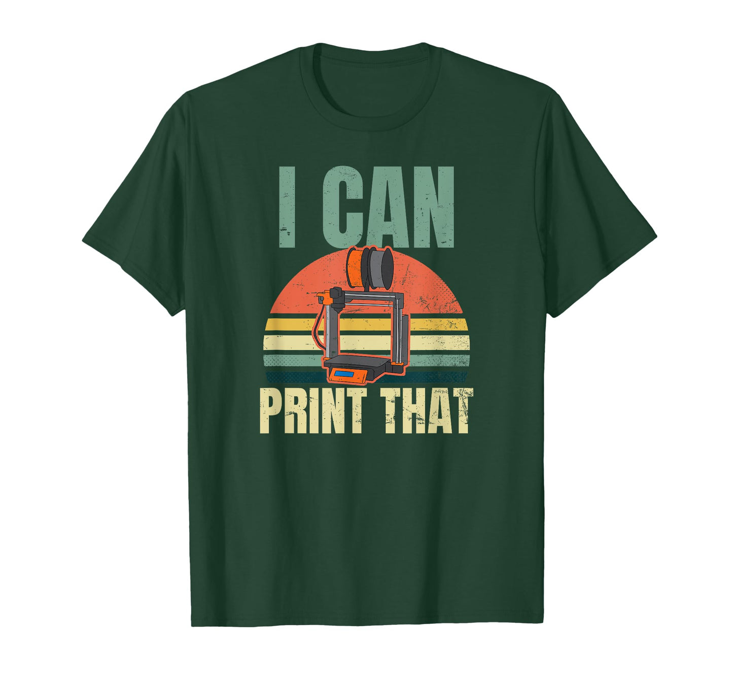 3D Printing Design Vintage I Can Print That Gift T-Shirt
