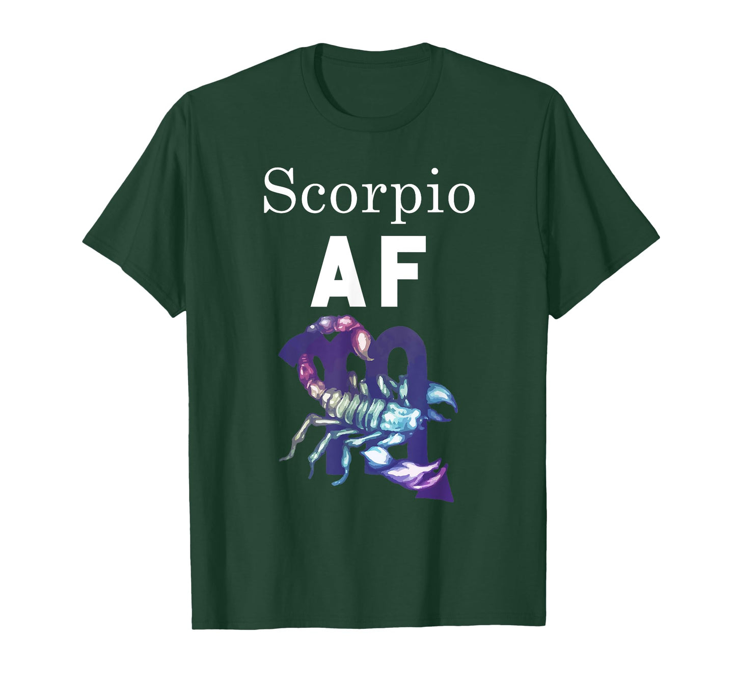 Scorpio Af Zodiac Sign Birthday T-Shirt