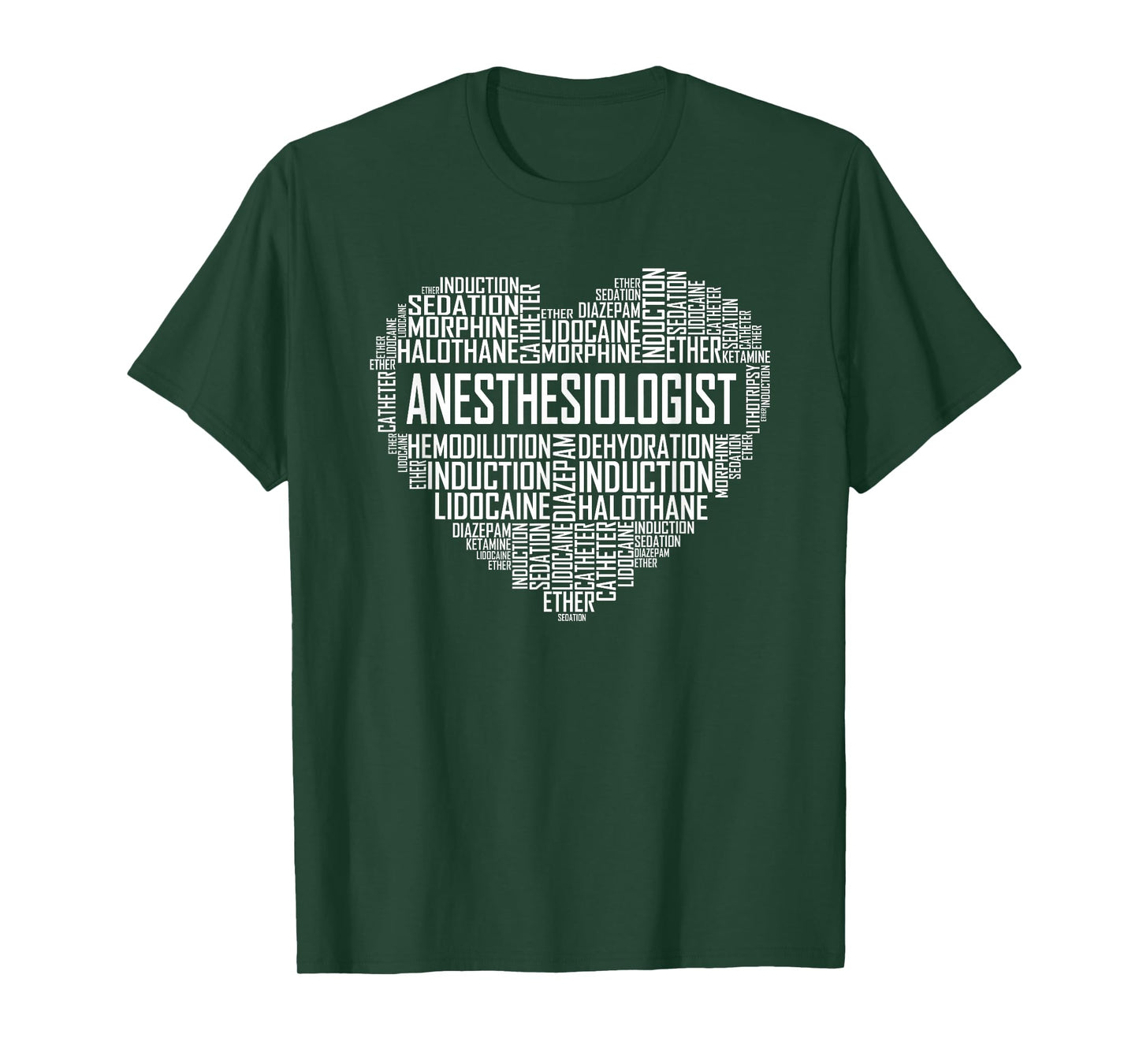 Anesthesiologist Heart Gift Anesthesia Doctor Gifts T-Shirt