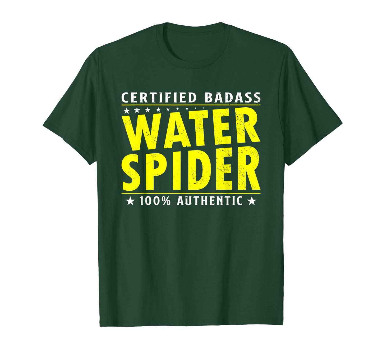 Certified Badass Water Spider Halloween Spider Lover T-Shirt