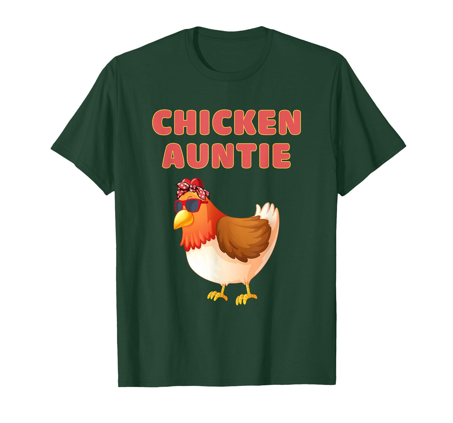 Chicken Auntie Funny Chicken Aunt T-Shirt