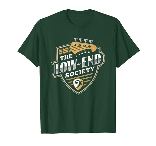 The Low-End Society Bass Guitar T-Shirt