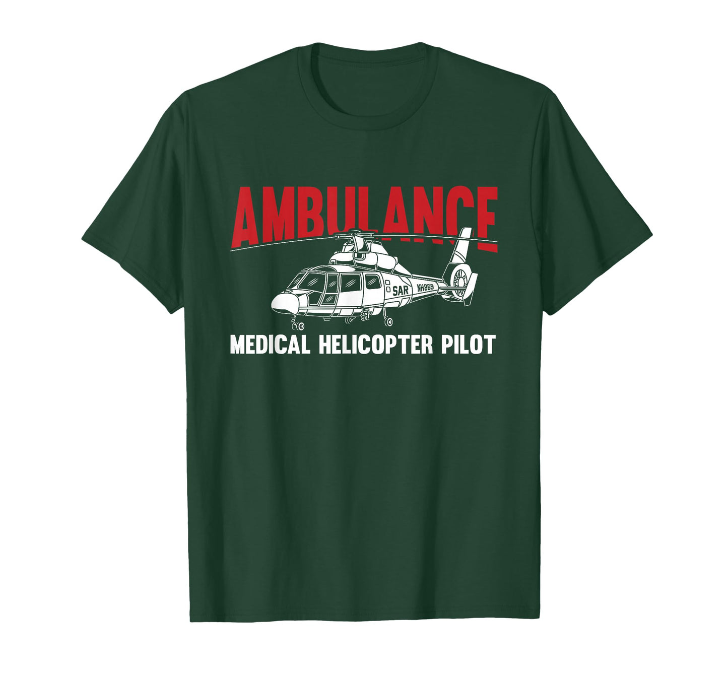 Ambulance Medical Helicopter Pilot - Helicopter EMS T-Shirt