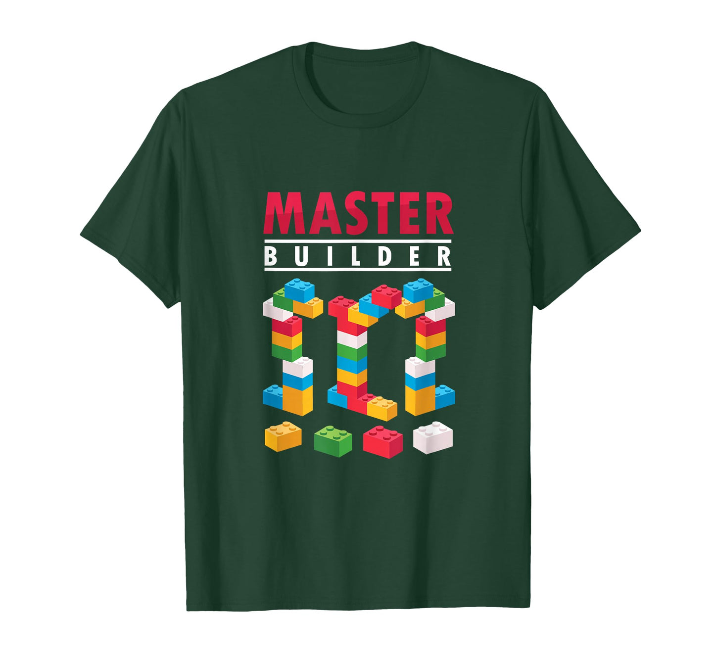 Cool Builder Colourful Building Blocks Brick Building Block T-Shirt