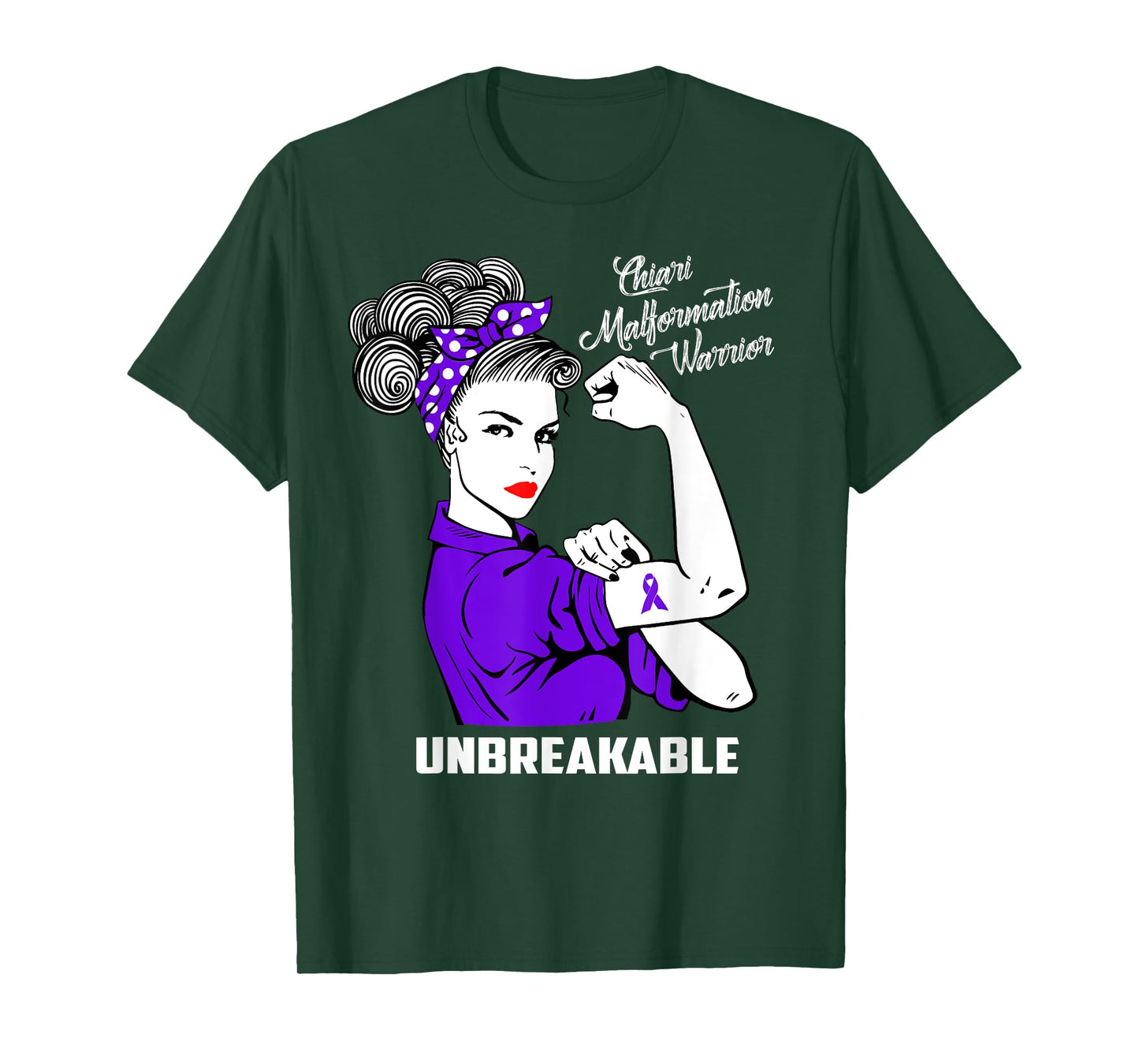 Chiari Malformation Warrior Unbreakable Shirt Awareness Gift T-Shirt