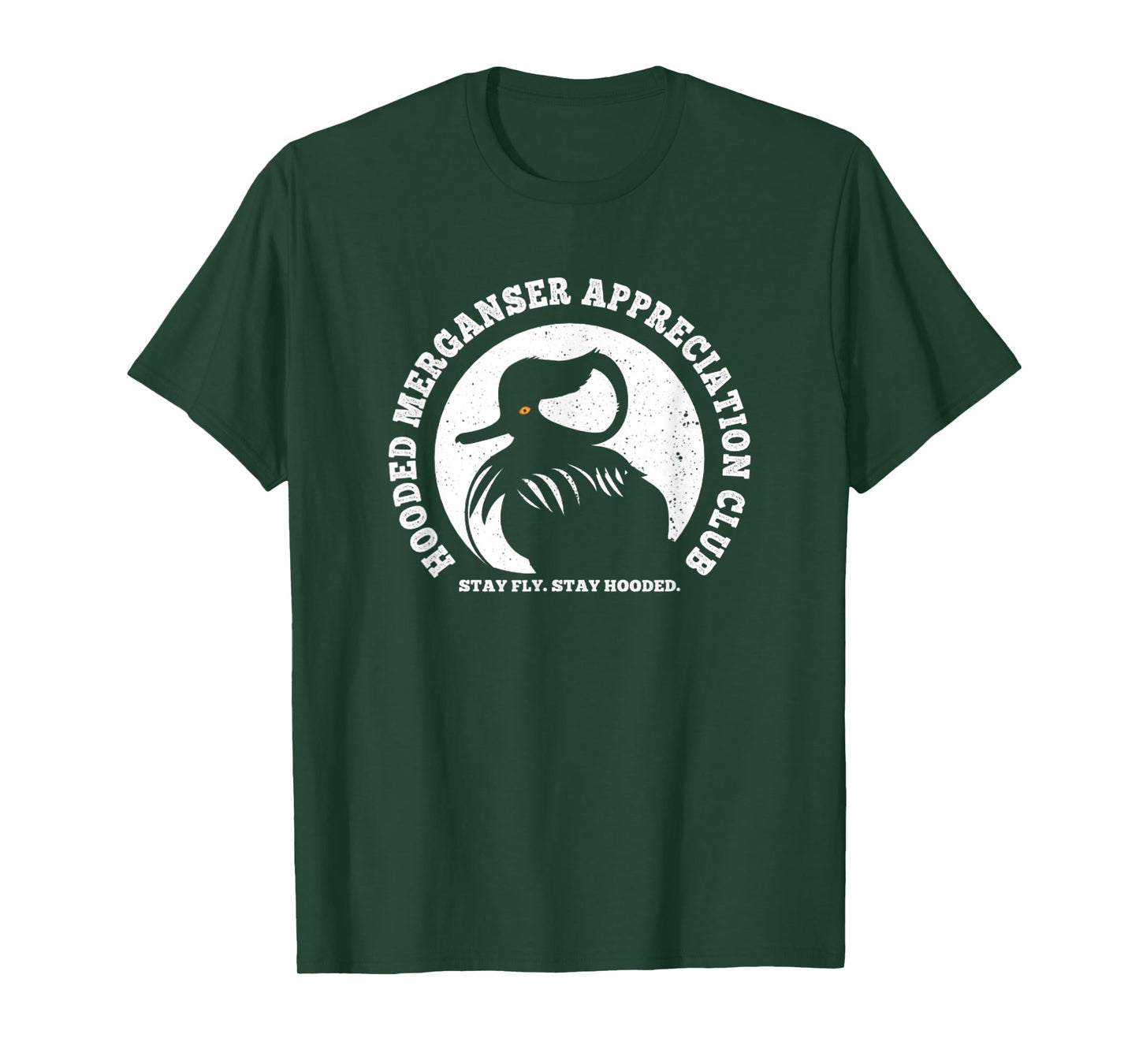 Hooded Merganser Appreciation Club Design T-Shirt