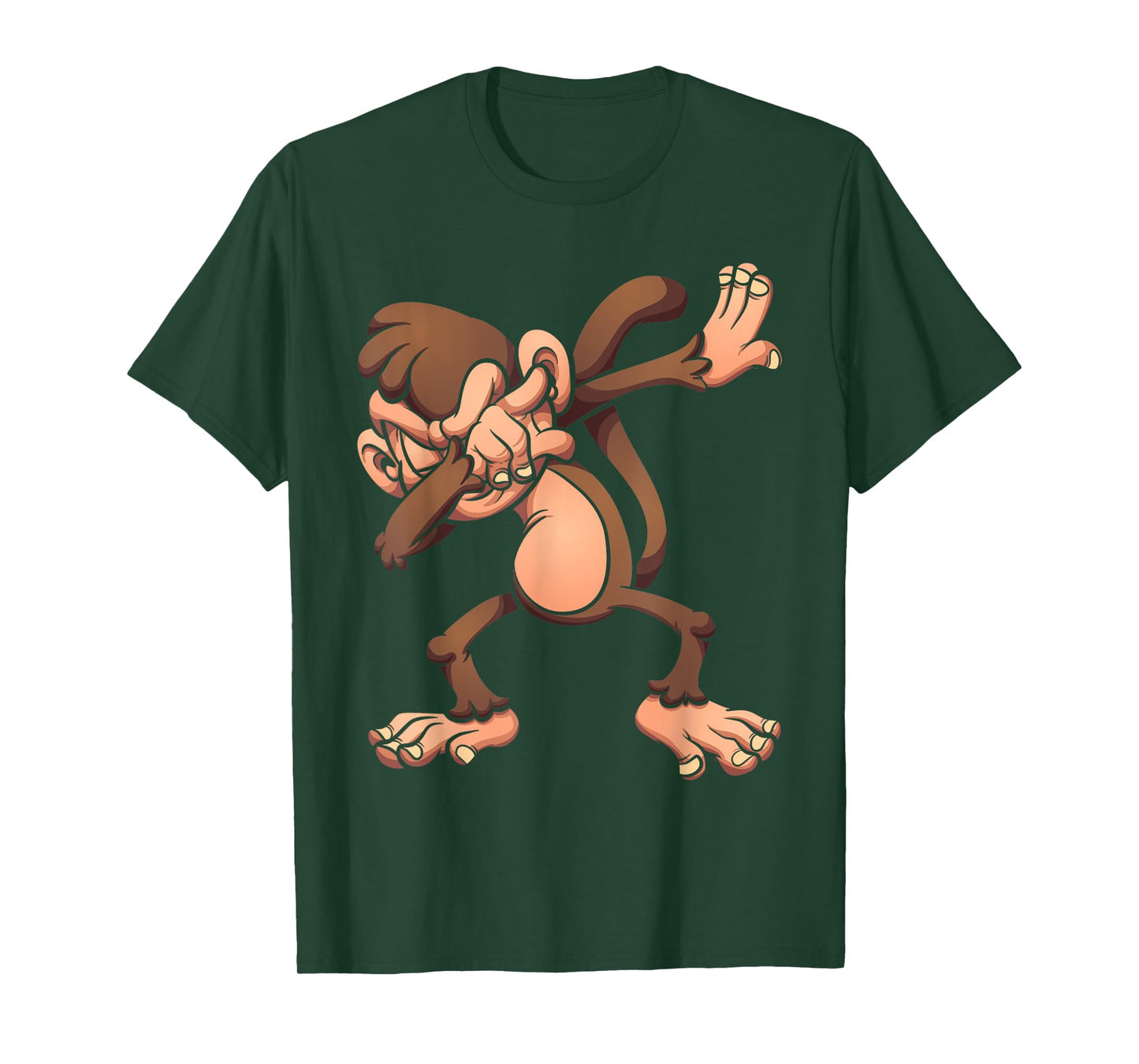Monkey Dabbing - Animal Zoo Lover Zookeeper Primate Zoology T-Shirt
