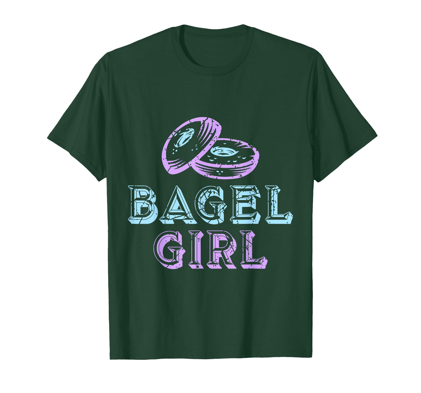 Bagel Girl Funny Bagel Lover Costume Gift T-Shirt