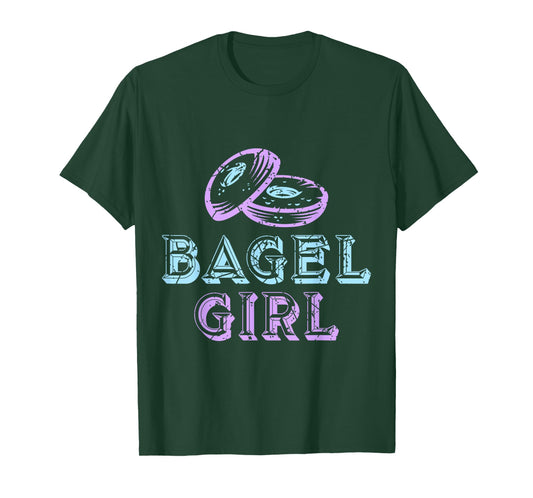 Bagel Girl Funny Bagel Lover Costume Gift T-Shirt
