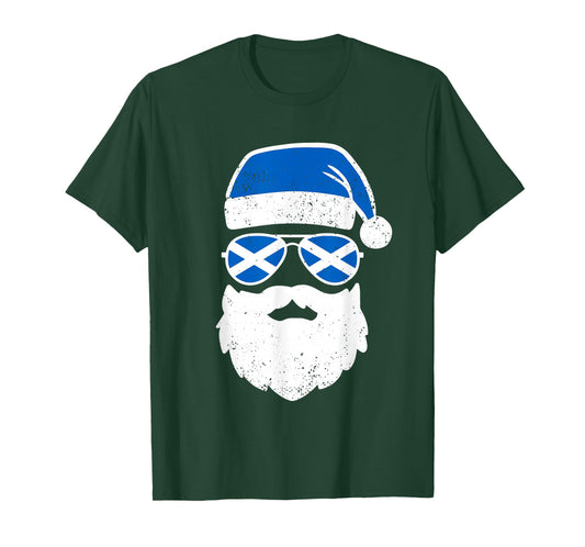 Funny Scottish Christmas Pajama Funny Matching Family T-Shirt