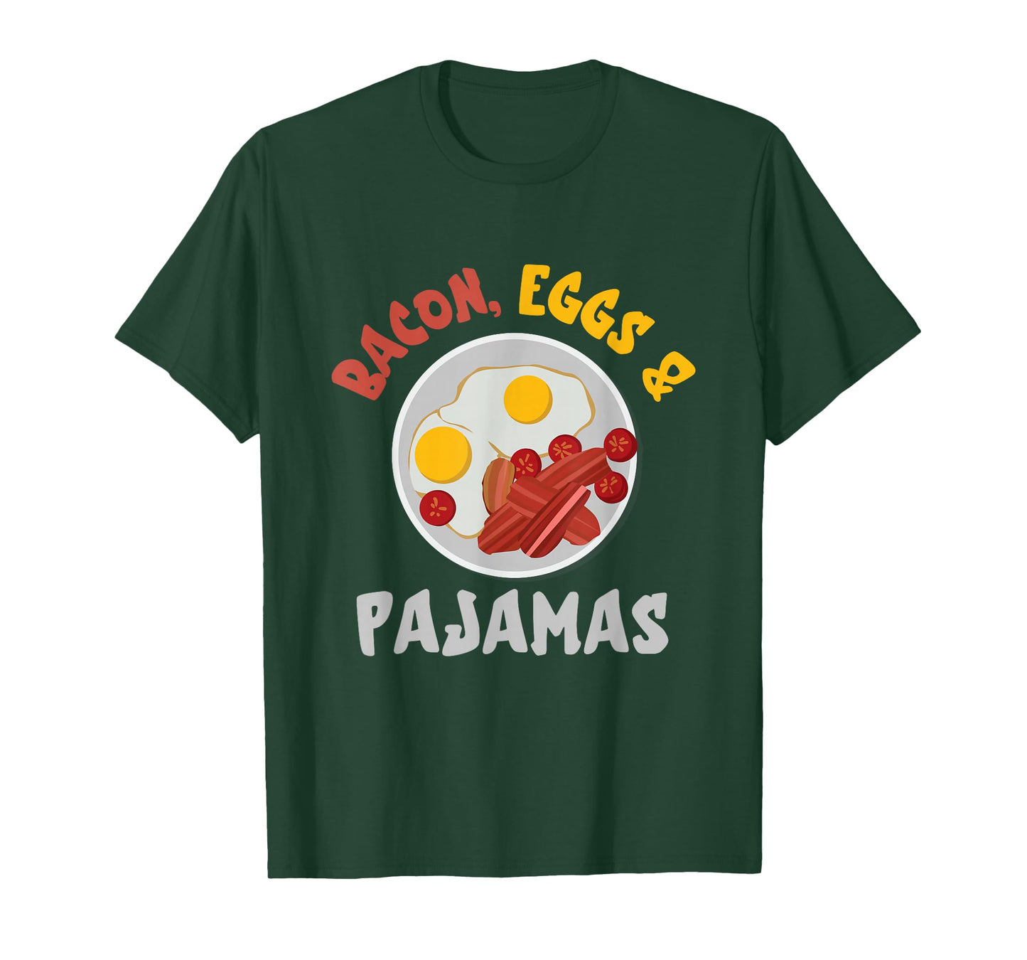 Bacon And Eggs Pajamas Egg And Bacon Lover Breakfast T-Shirt