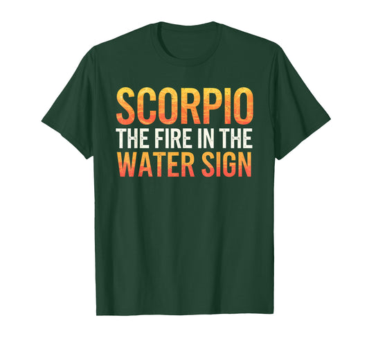 Scorpio Zodiac Sign Birthday Horoscope Astrology T-Shirt