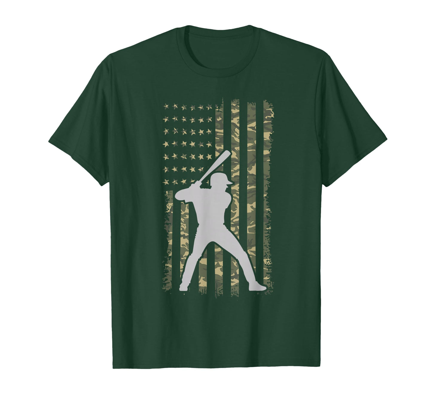 Baseball Player Gifts American Flag Baseball USA T-Shirt