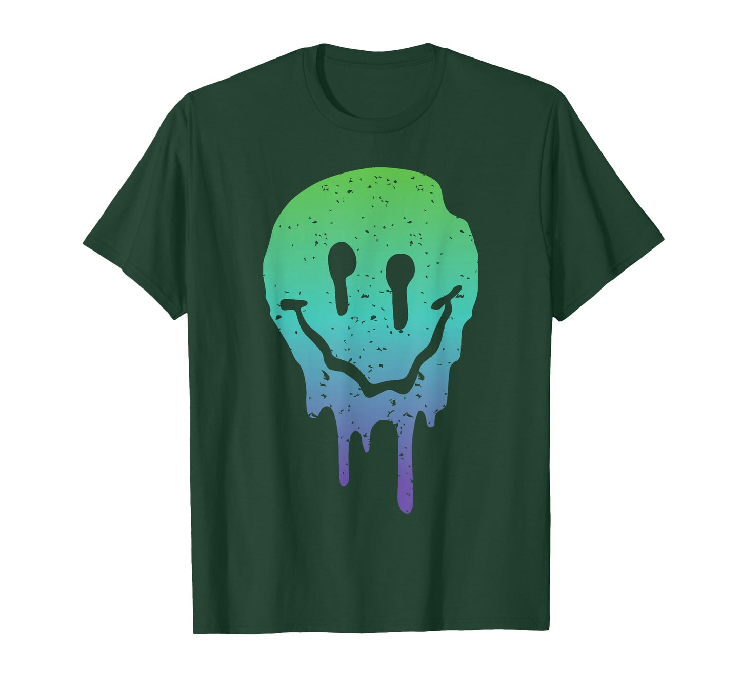 Synthwave Aesthetic Techno Music Rave Acid Face Raver T-Shirt