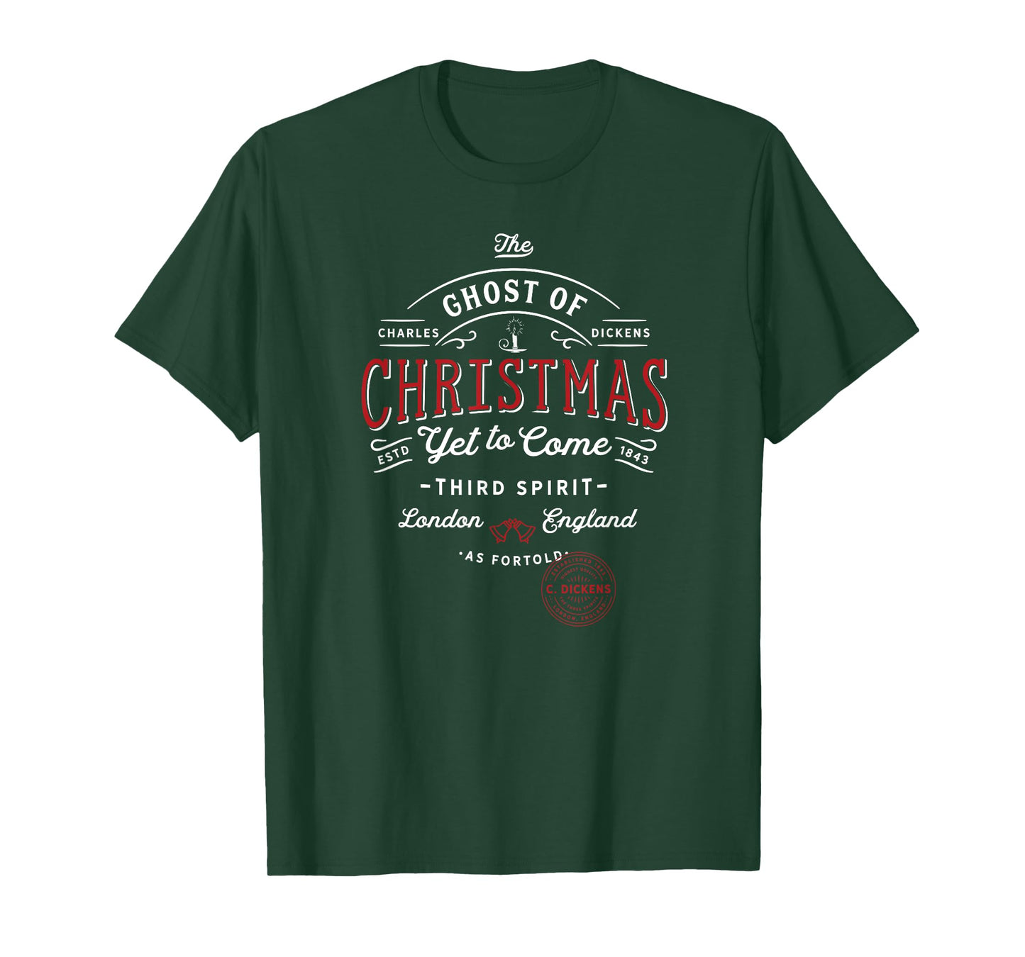 Charles Dickens' Christmas Carol, Ghost of Christmas Future Tradition T-Shirt