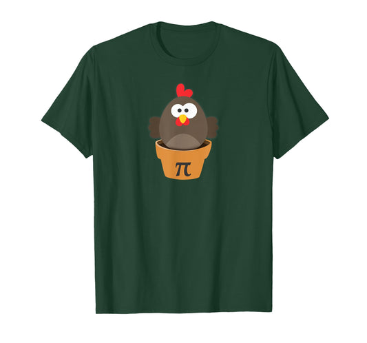Chicken Pot Pi Shirt - Funny Math T-shirt - Chicken Pot Pie T-Shirt