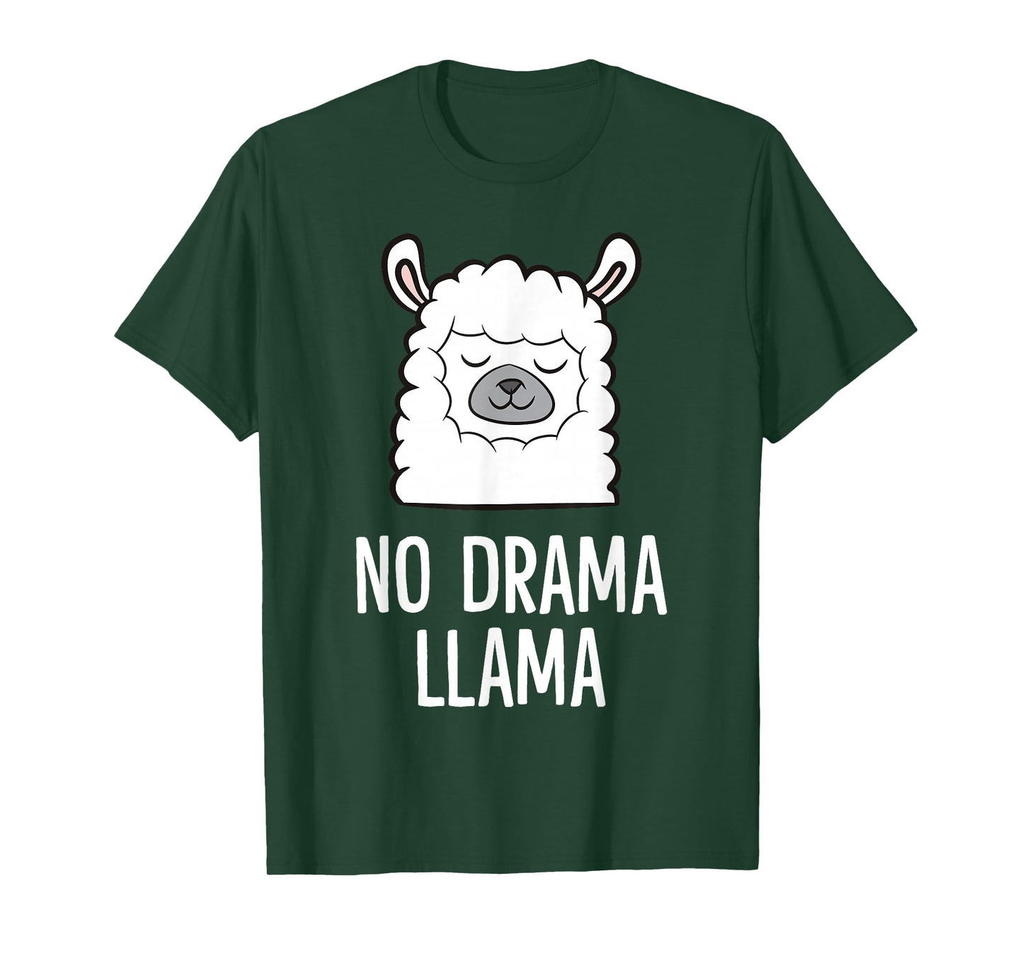 Cute No Drama Llama T-Shirt