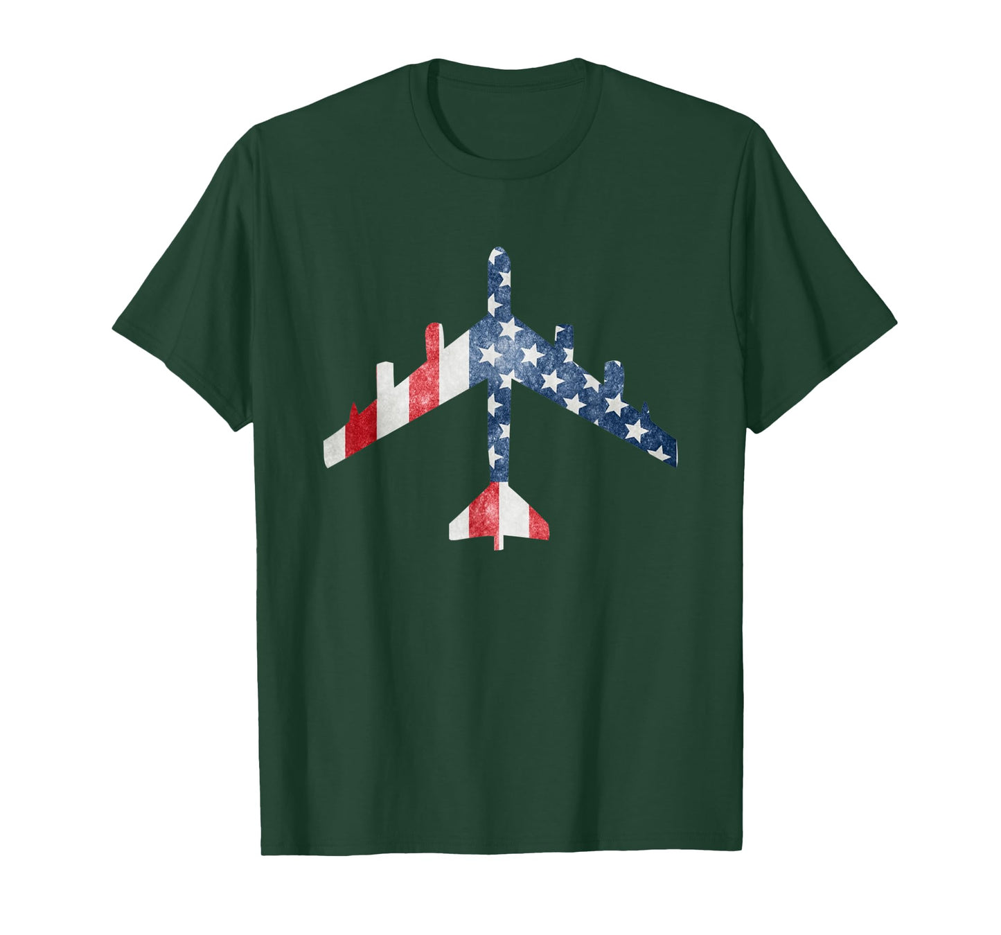 B-52 Stratofortress American Flag Military Airplane Women Men T-Shirt