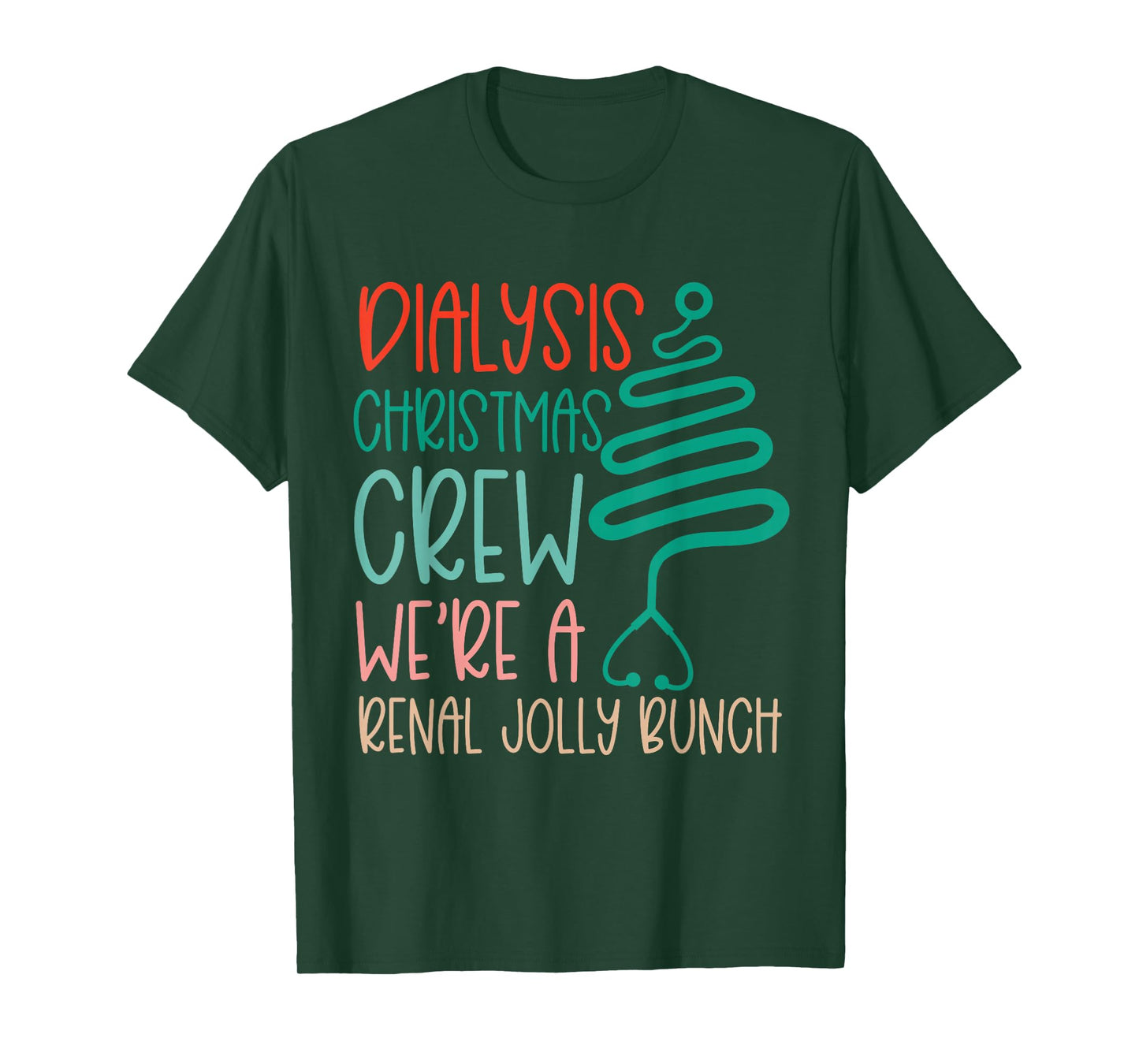 Christmas Dialysis Shirts Tech Nurse Technician Renal Joke T-Shirt