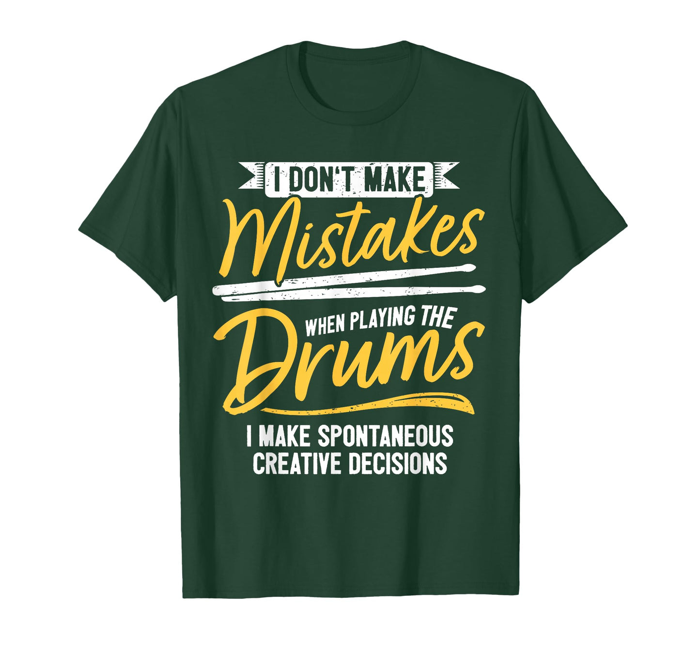 Jazz Drummer Free Drumming Drums Percussion Improvise T-Shirt