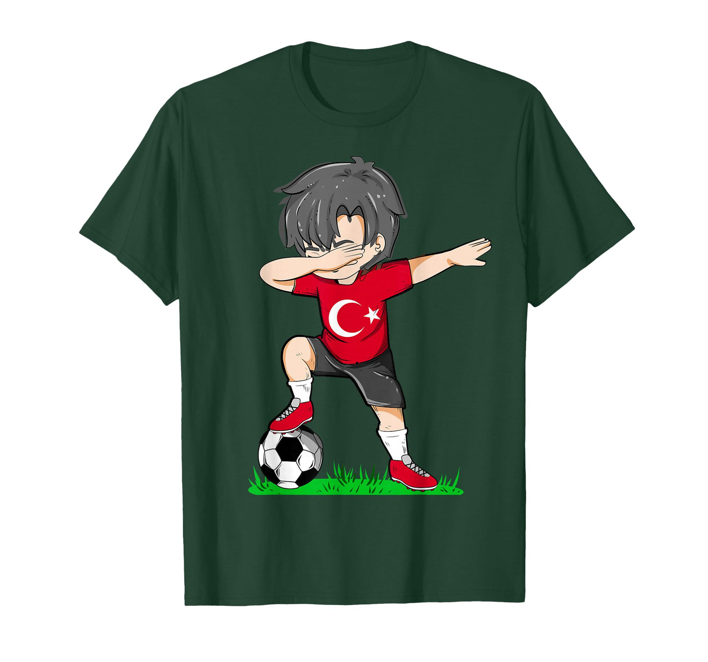 Soccer Turkey Jersey Shirt Turkish Flag Football Boys Men T-Shirt