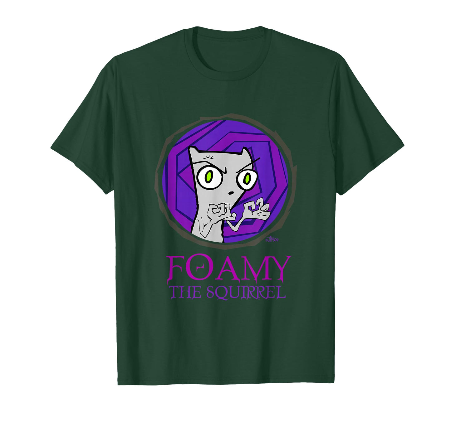 Angry Foamy The Squirrel (Classic Series) T-Shirt