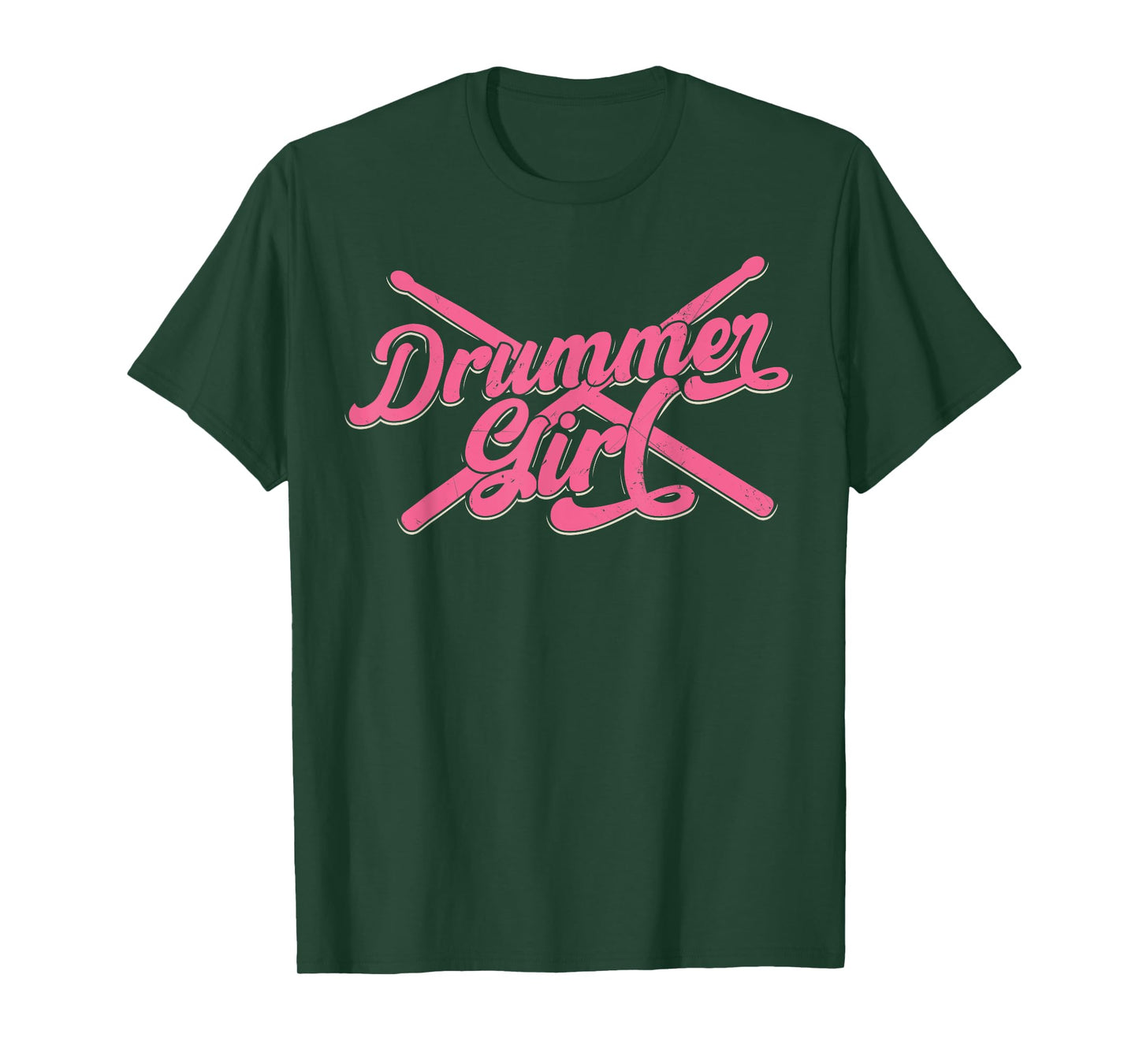 Vintage Durmsticks Musician Percussionist Drummer Girl Gifts T-Shirt