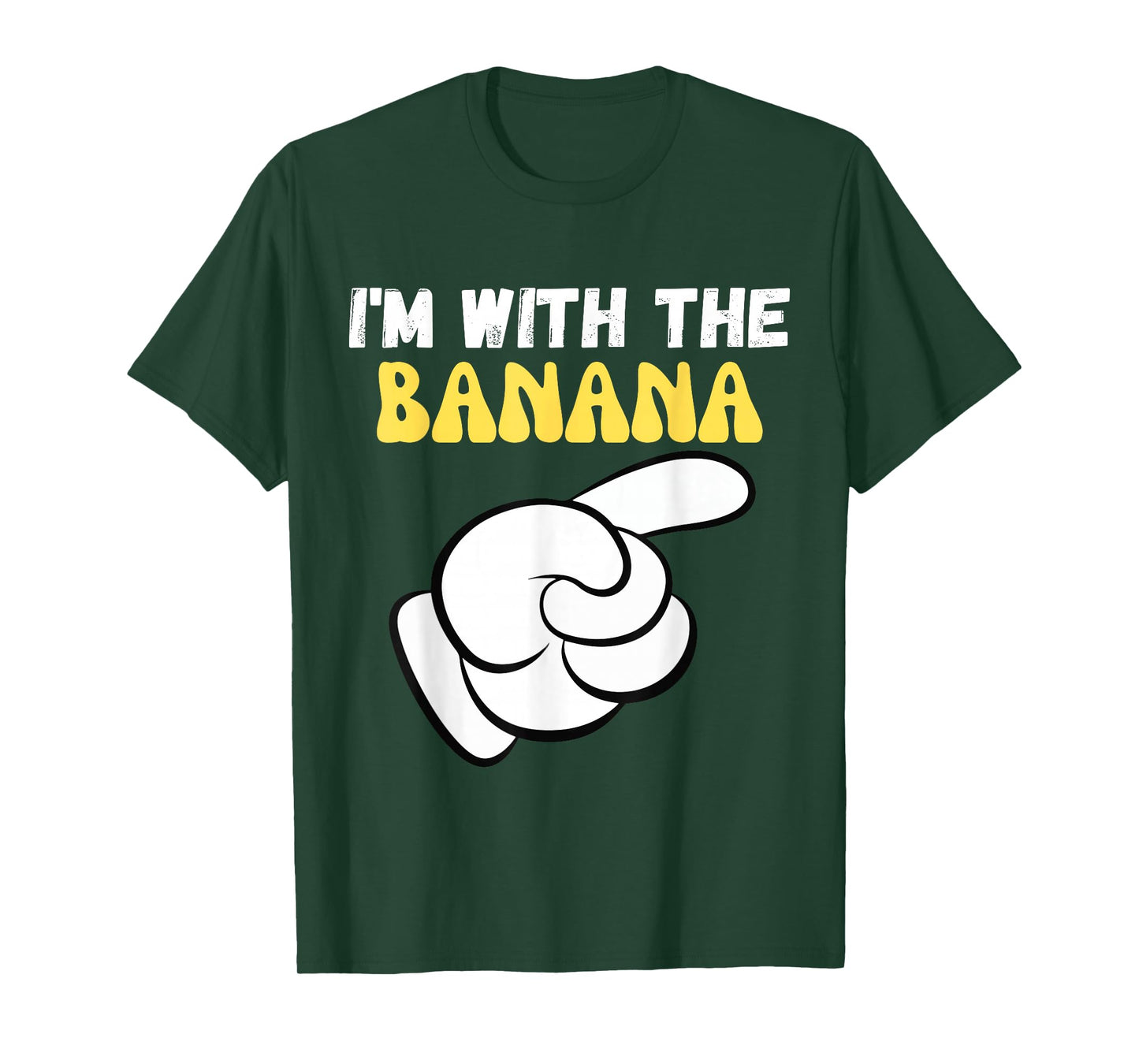 I'm with the Banana Funny Design Im with the Banana T-Shirt