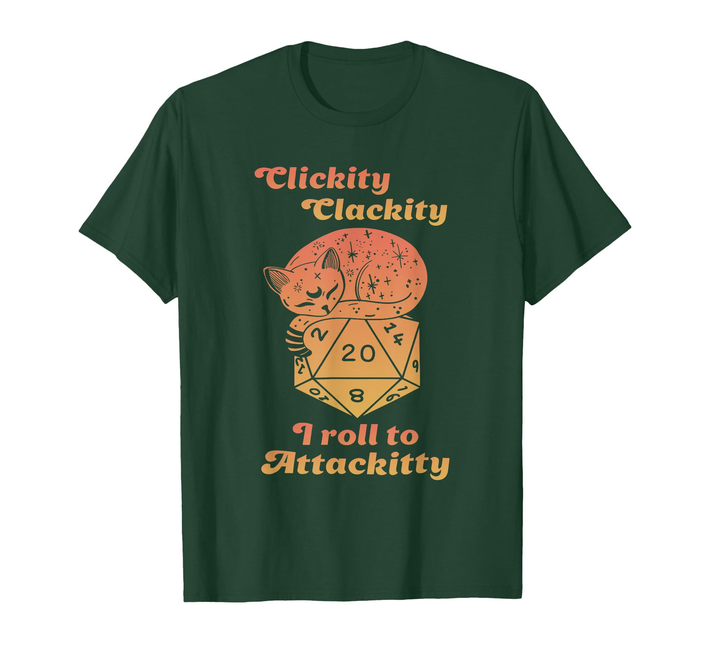 Clickity Clackity I Roll To Attackitty Apparel T-Shirt