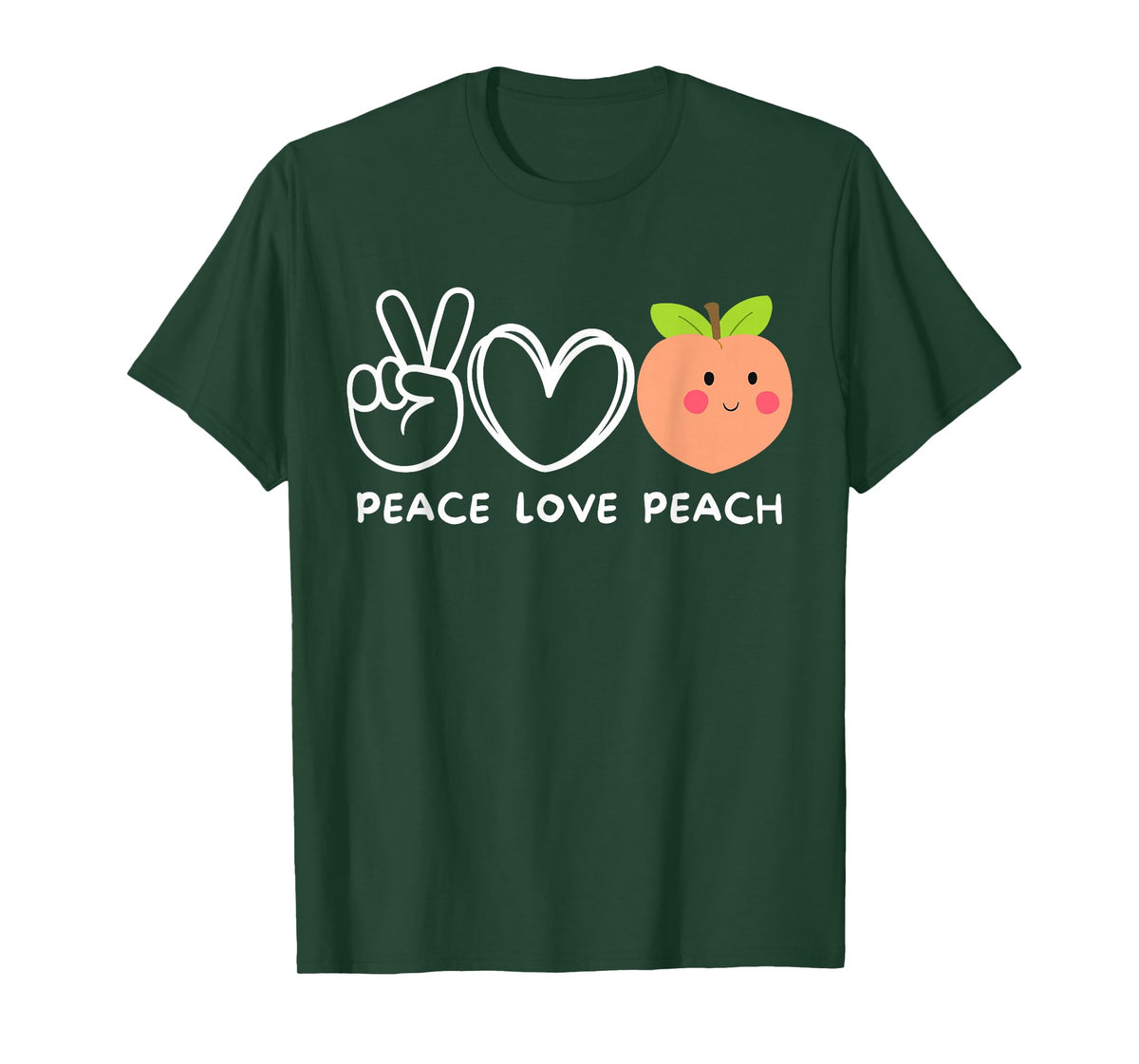 Peace, Love Peach Retro Peach Lover Fruit Lover T-Shirt