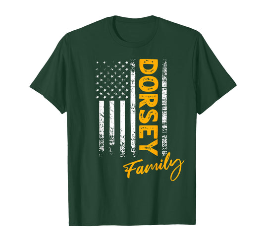 Dorsey Surname American Dorsey Last Name Dorsey T-Shirt
