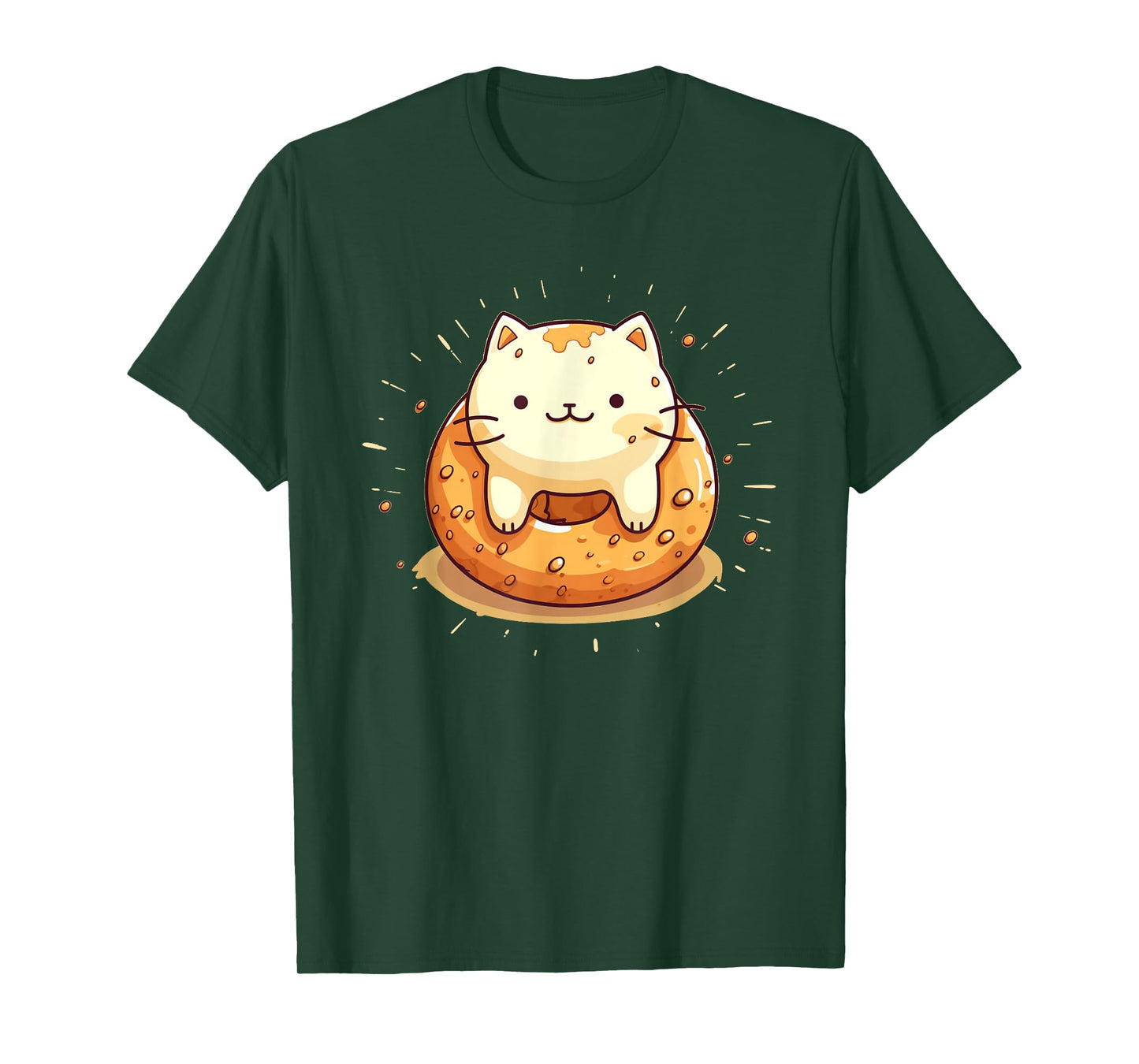 Pretty cute Bagel Cat Costume for American Bagels Lovers T-Shirt