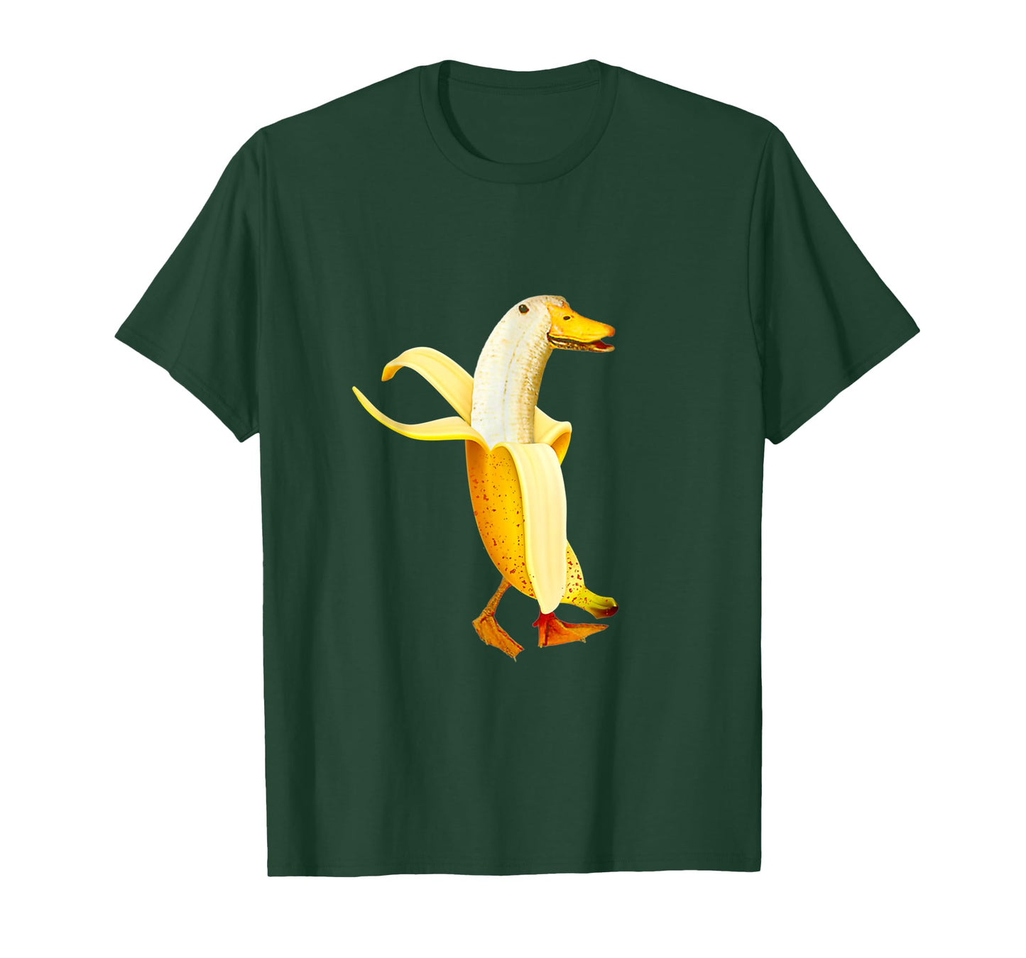 Banana Duck. Funny Anthropomorphic Fruit Animals T-Shirt