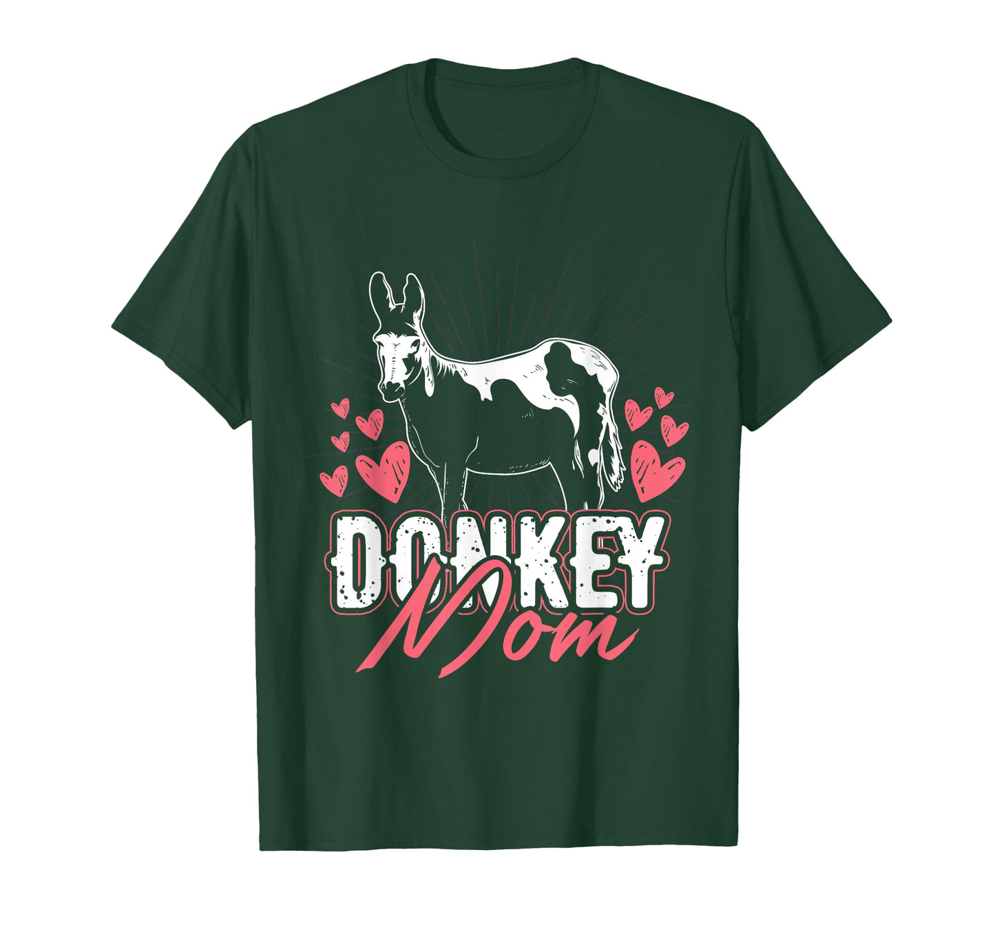 Mothers Day Farm Animal Mom Parent Women Girls Gift Donkey T-Shirt
