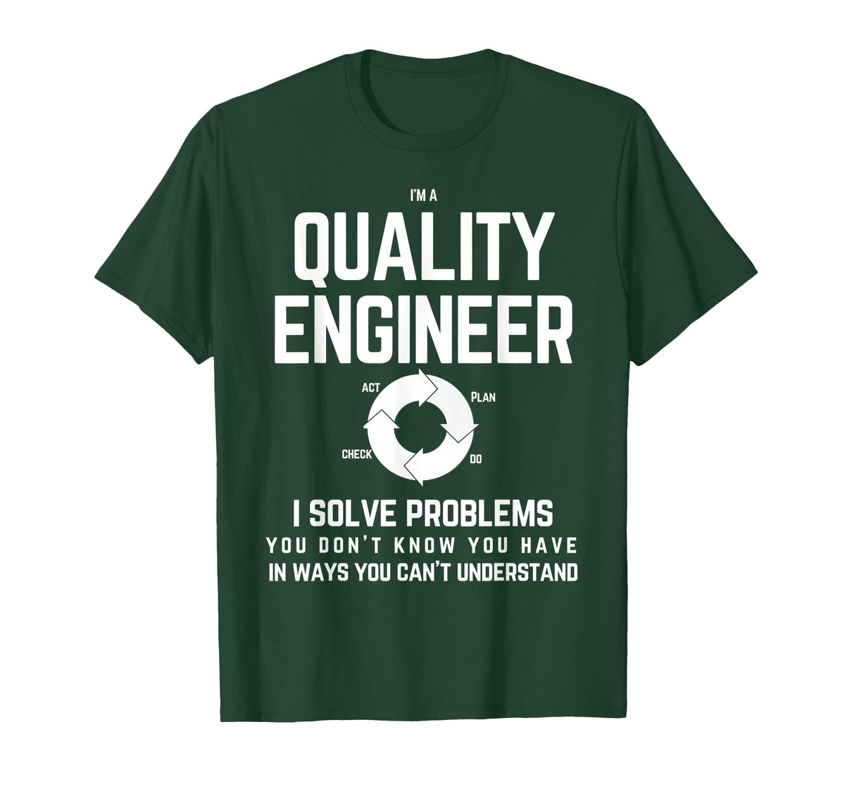 Funny Quality engineer T shirt - Quality management Tee T-Shirt