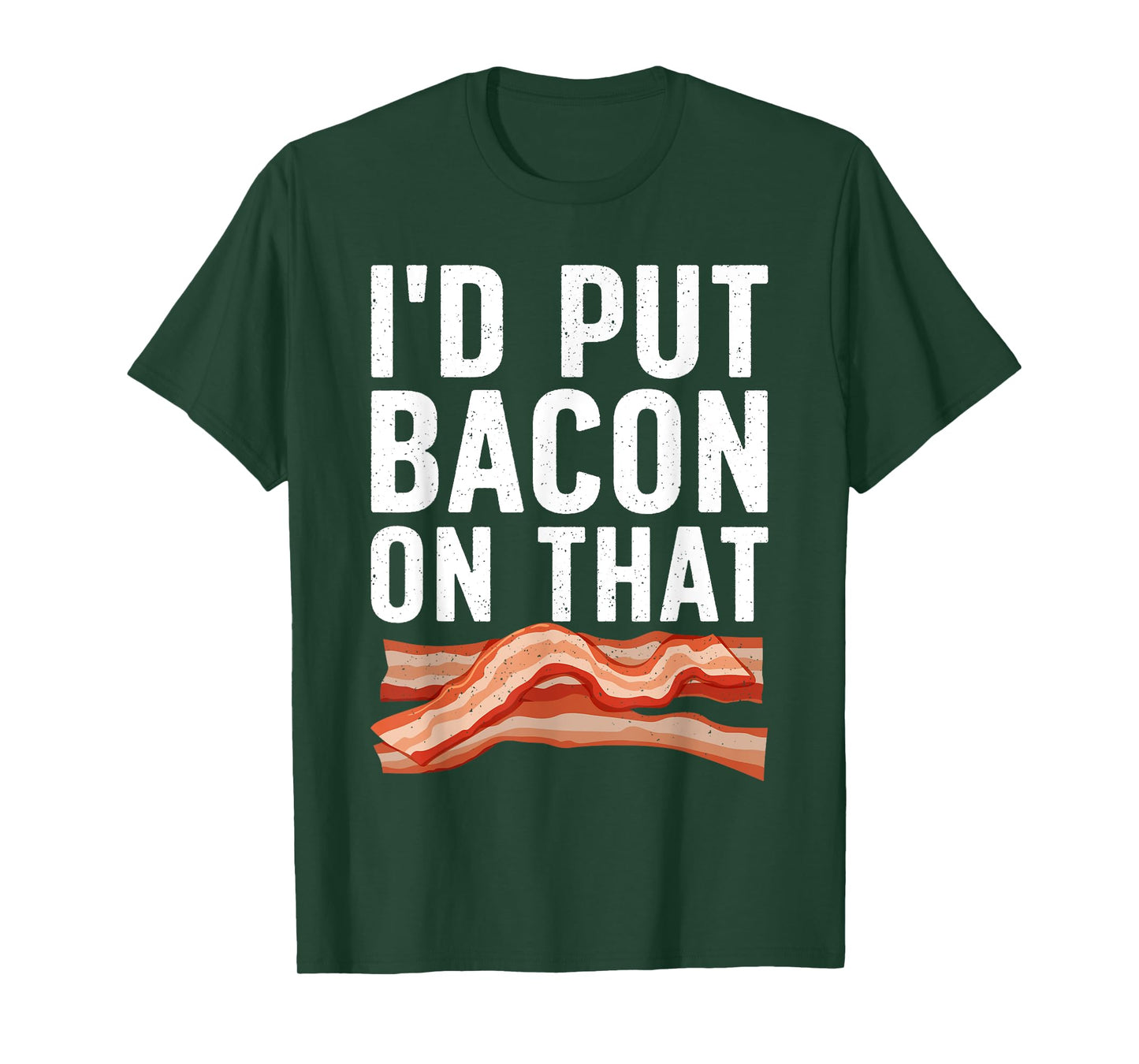 Cute Bacon Design For Men Women Kids Cured Pork Bacon Lover T-Shirt